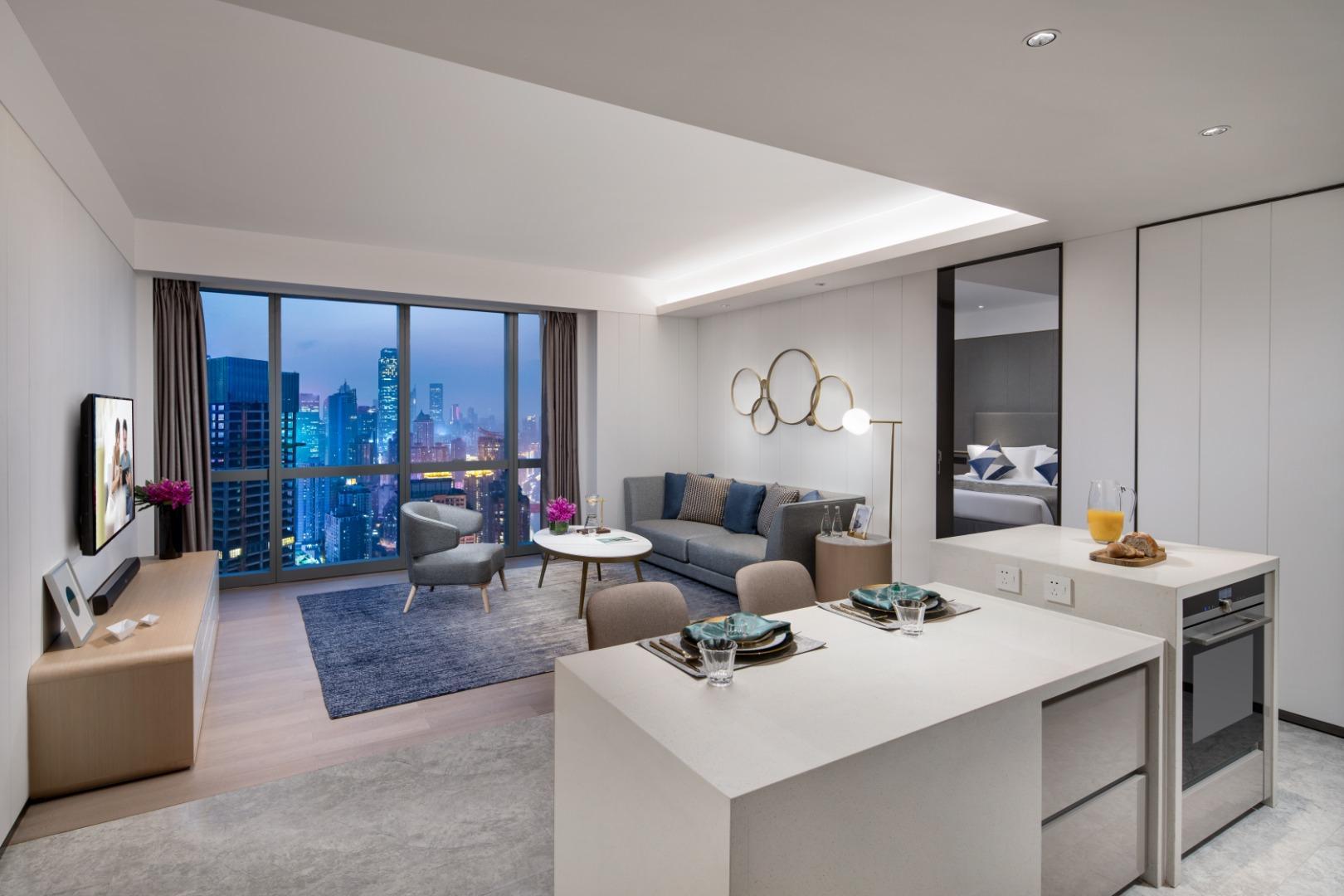 Ascott Raffles City Чунцин Екстериор снимка