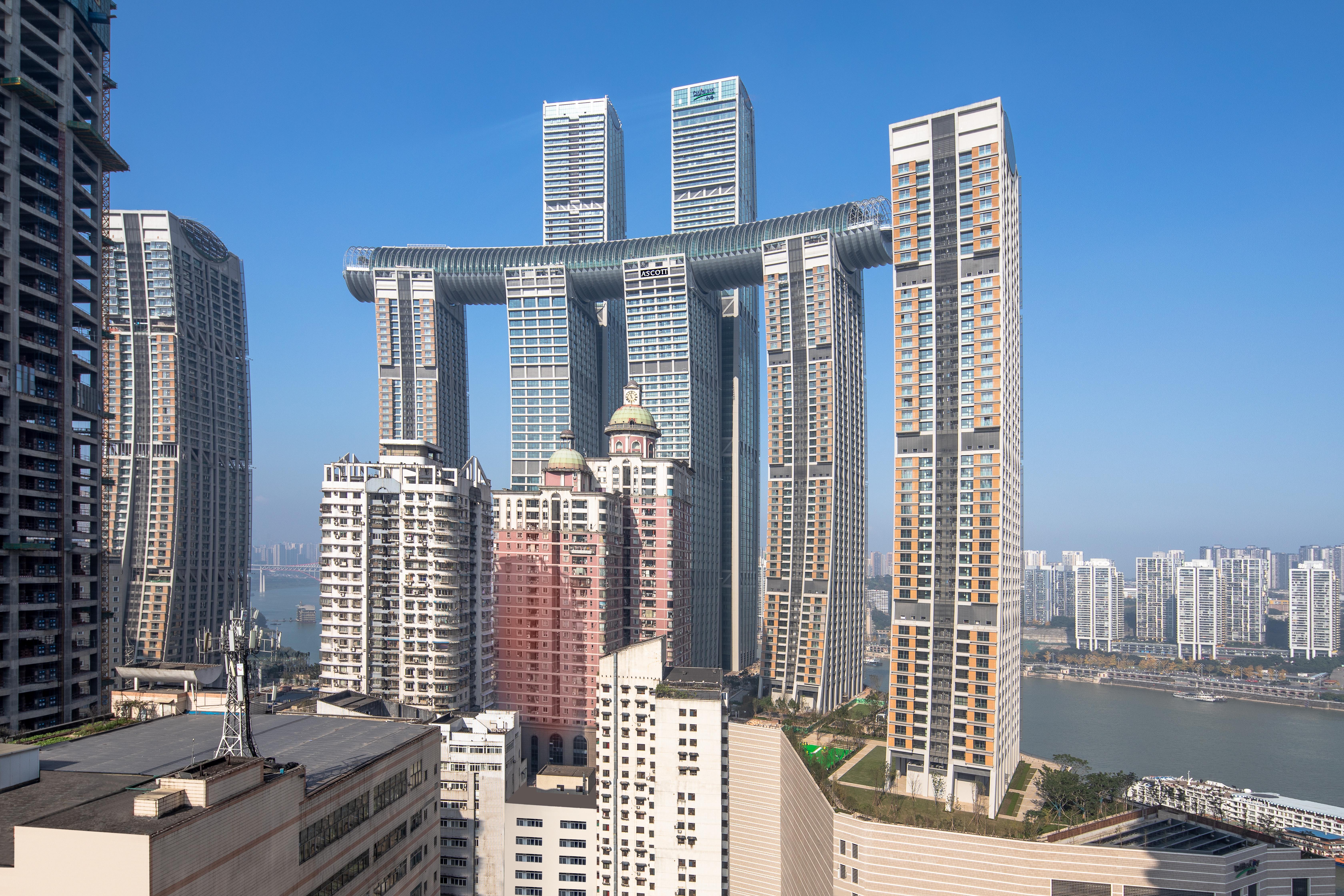 Ascott Raffles City Чунцин Екстериор снимка