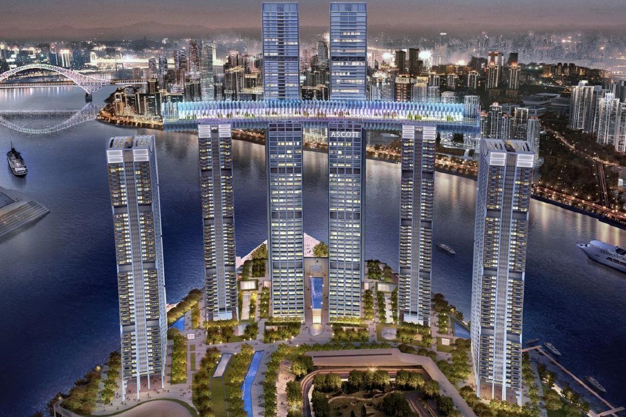 Ascott Raffles City Чунцин Екстериор снимка